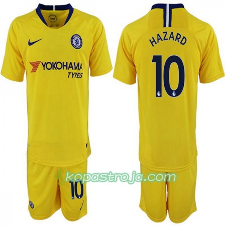 Billiga Fotbollströjor Chelsea Hazard 10 Barn Borta tröja 2018/19 Kortärmad